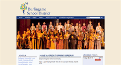 Desktop Screenshot of burlingameschools.org